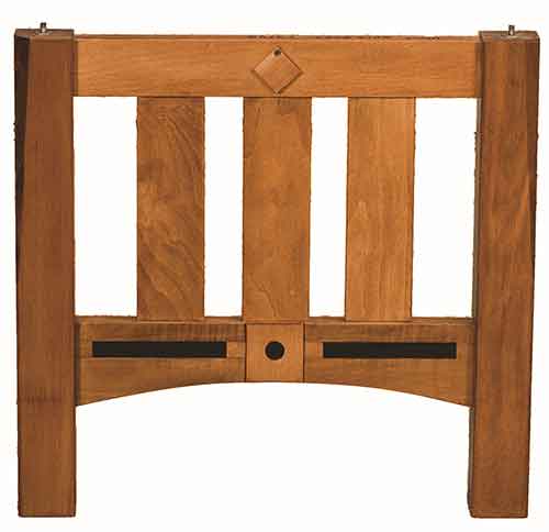 Amish Lavega Trestle Table - Click Image to Close