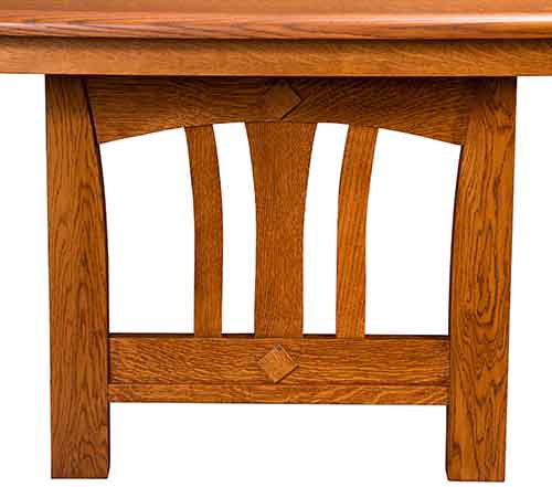Amish Mondovi Trestle Table - Click Image to Close