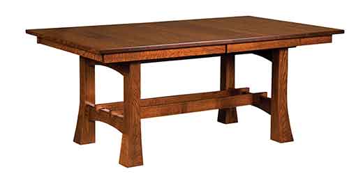 Amish Jackson Trestle Table - Click Image to Close