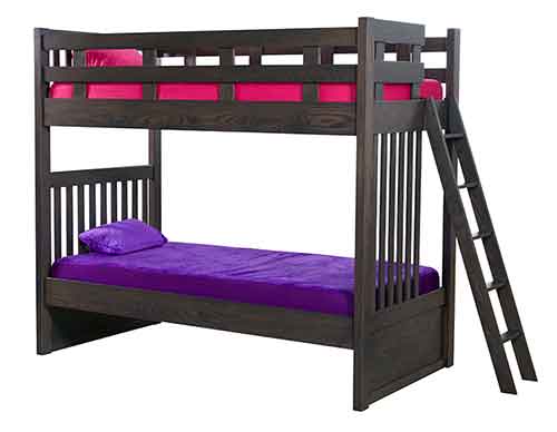 Amish Kingston Bunkbed with Ladder - Click Image to Close
