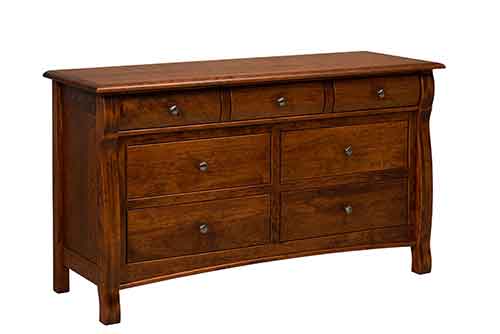 Amish Castlebury 7 Drawer Dresser