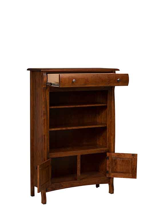 Amish Castlebury Bookcase w/Drawer