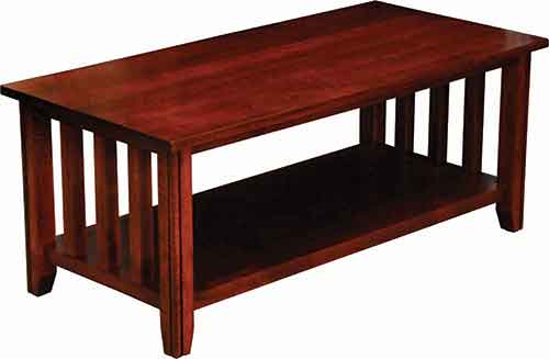20th Century Mission Coffee Table 20x42 - Click Image to Close