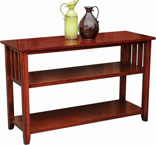 20th Century Mission Console Table 18x48 - Click Image to Close