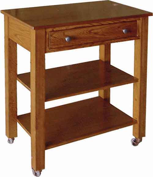 Knob View Microwave Cart - Click Image to Close
