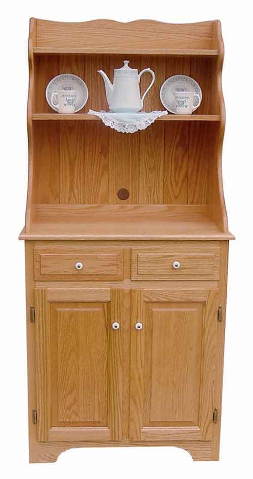 Open Top Microwave Cabinet - Click Image to Close