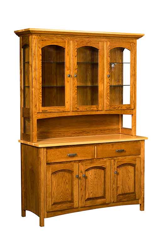 Country Shaker 3 Door Hutch - Click Image to Close