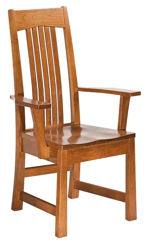 Amish Armani Dining Chair - Click Image to Close