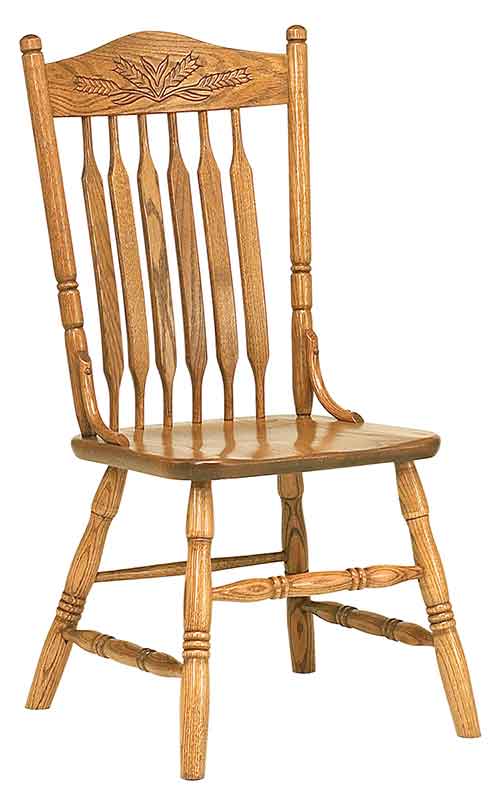 Amish Bent Paddle Post Dining Chair