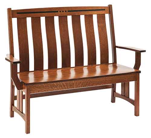 Amish Colebrook Bench - Click Image to Close