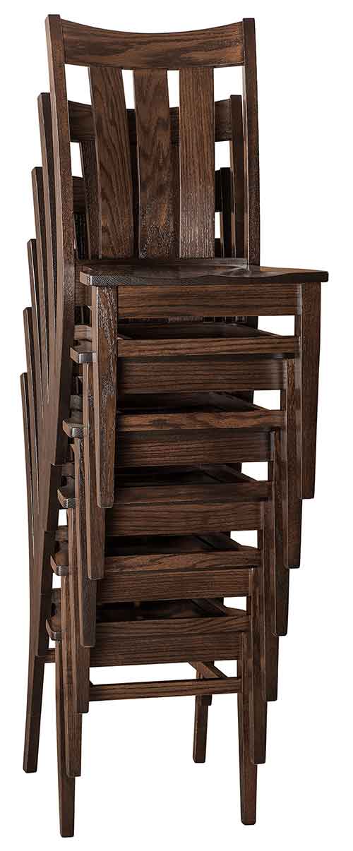 Amish Lamont Stackable Dining Chair - Click Image to Close