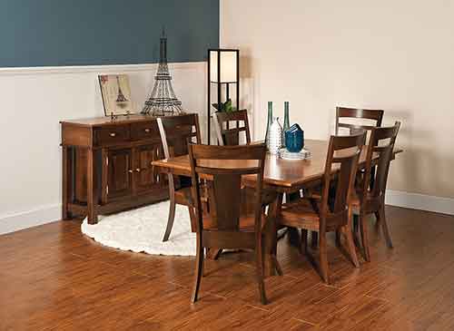 Amish Livingston Dining Chair - Click Image to Close