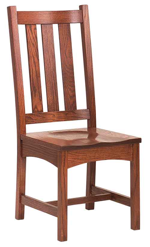 Amish Vintage Mission Dining Chair - Click Image to Close