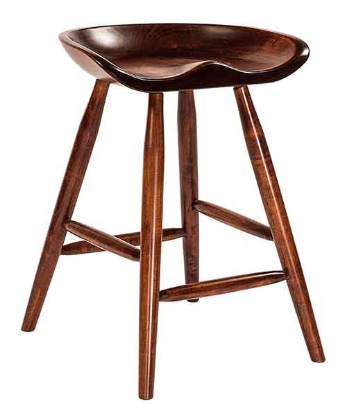 Amish Winslow Barstool Dining Chair - Click Image to Close
