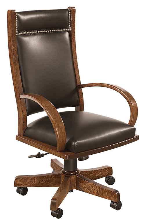 Amish Wyndlot Desk Chair - Click Image to Close