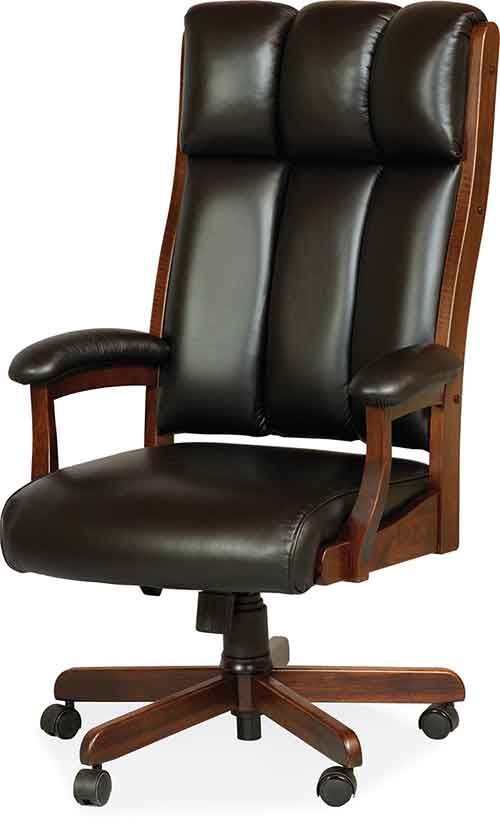 Amish Clark Executive Chair (with gas lift) - Click Image to Close