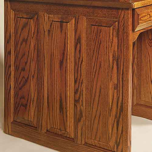 Amish Classic Single Pedestal Rolltop - Click Image to Close