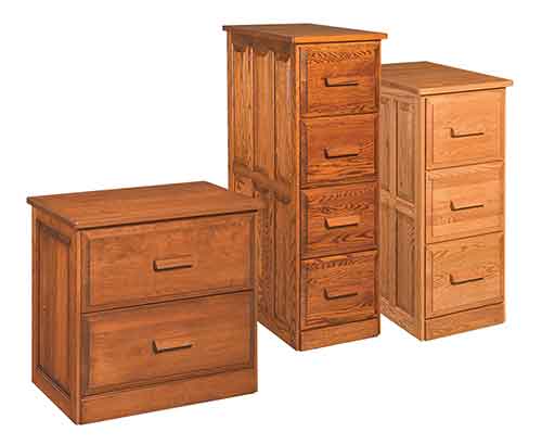 Amish Classic Lateral File Cabinet - Click Image to Close
