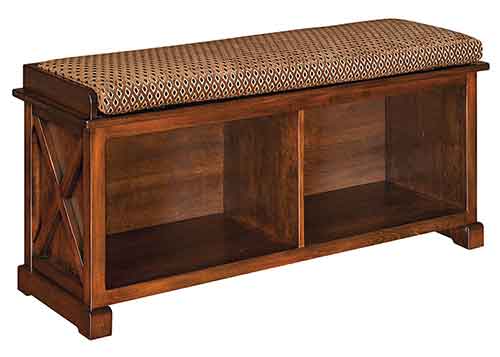Amish Dexter Bench Seat - Click Image to Close