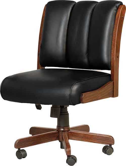 Amish Midland Side Chair (with gas lift) - Click Image to Close