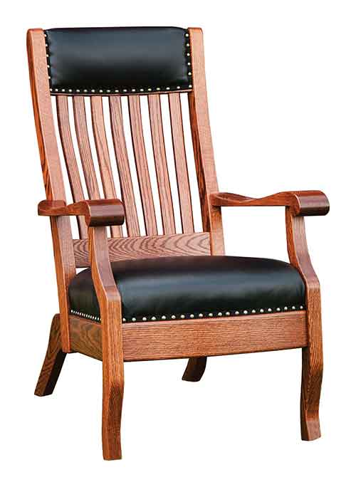 Amish Queen Lounge Chair - Click Image to Close