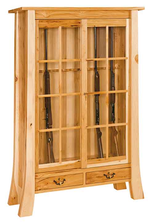 Amish Witmer Gun Cabinet - Click Image to Close