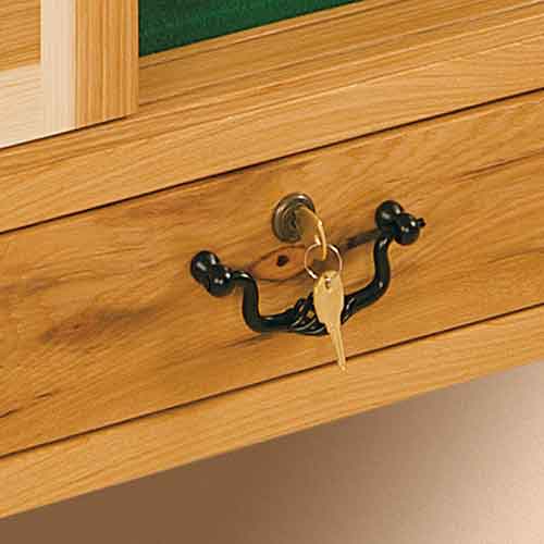 Amish Witmer Gun Cabinet - Click Image to Close