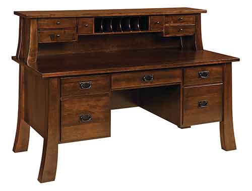 Amish Witmer Executive Desk - Click Image to Close