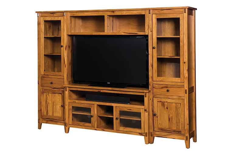 Amish Bungalow Wall Unit - Click Image to Close