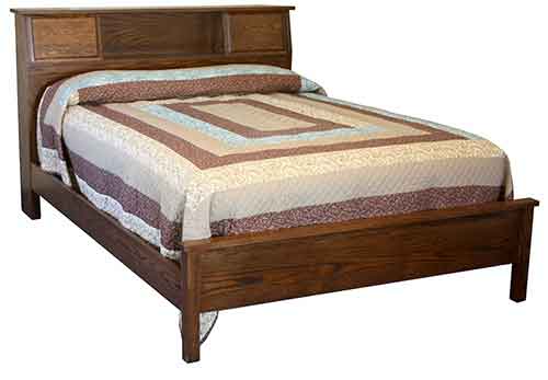 Amish Bookcase Bed - Click Image to Close