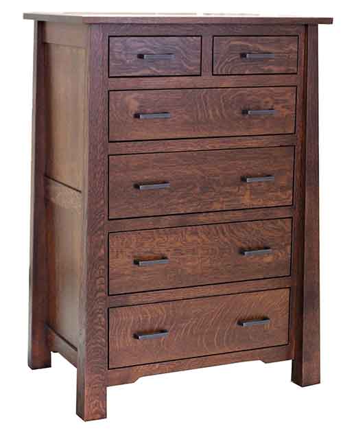 Amish Cambridge Chest of Drawers - Click Image to Close