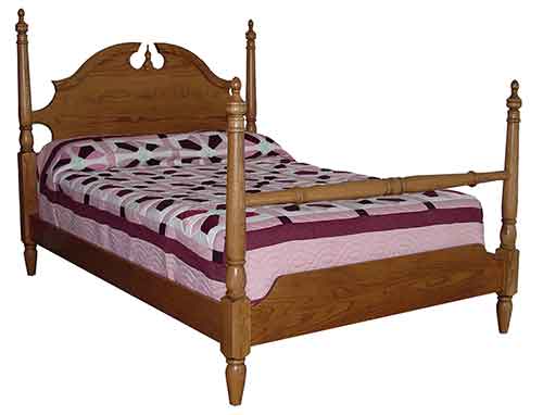 Amish Crown Bed - Click Image to Close