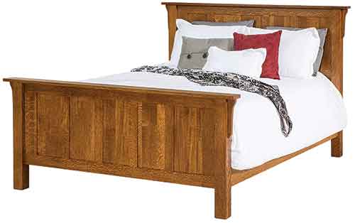 Amish Granny Mission Bed - Click Image to Close