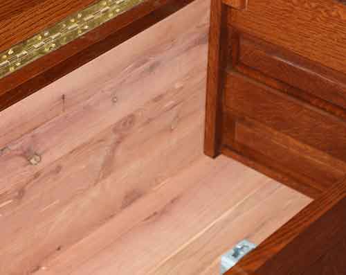 Amish Granny Mission Blanket Chest - Click Image to Close