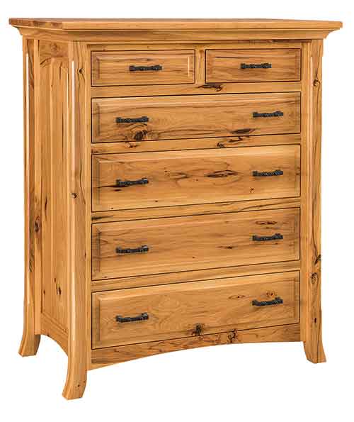 Amish Homestead 6 Drawer Chest of Drawers - Click Image to Close