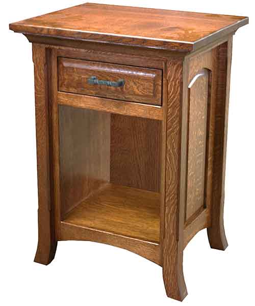 Amish Homestead 1 Drawer Open Nightstand