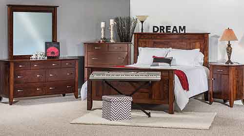 Amish Jaymont 5 Drawer Bedroom Chest - Click Image to Close