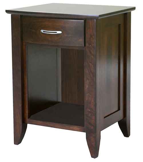 Amish Jaymont 1 Drawer Open Nite Stand