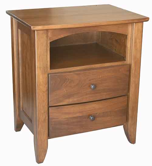 Amish Jaymont 2 Drawer Nite Stand - Click Image to Close