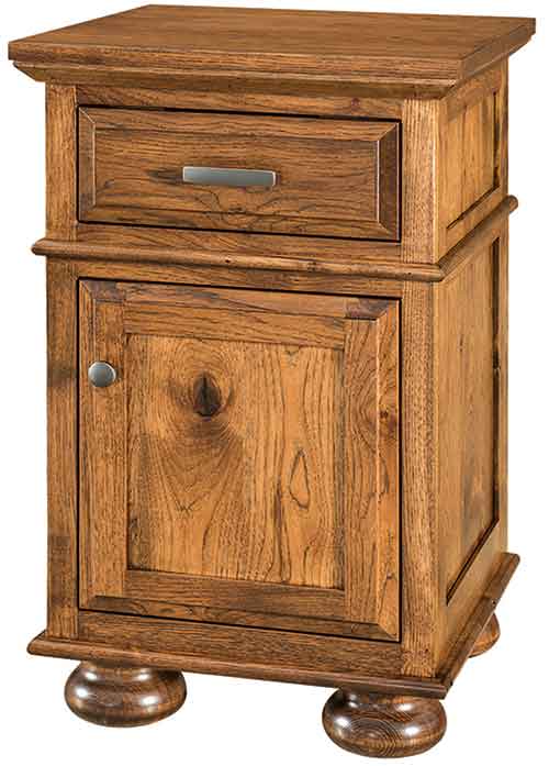 Amish Kountry Treasure 1 Drawer 1 Door Nite Stand - Click Image to Close
