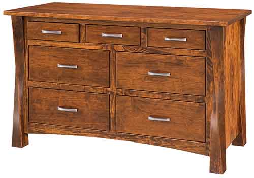 Amish Lexington 7 Drawer Dresser