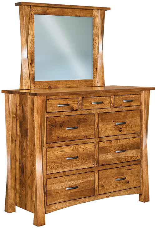 Amish Lexington 9 Drawer Mule Chest - Click Image to Close