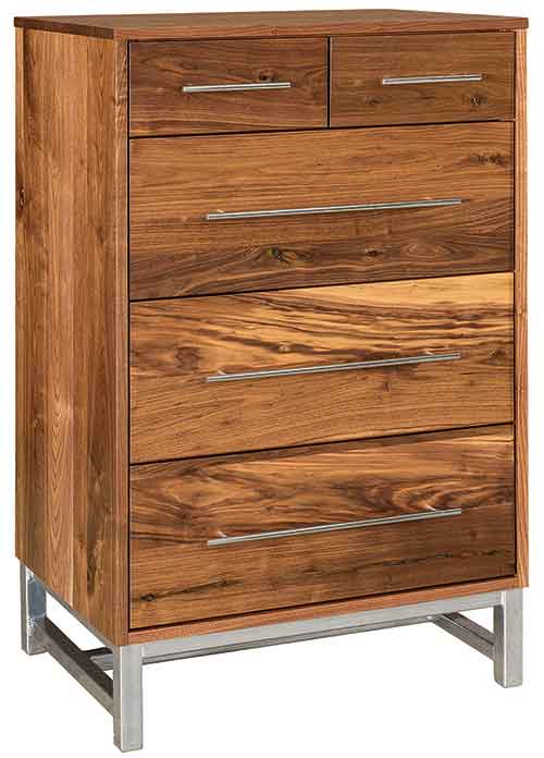 Amish Modella 5 Drawer Chest - Click Image to Close