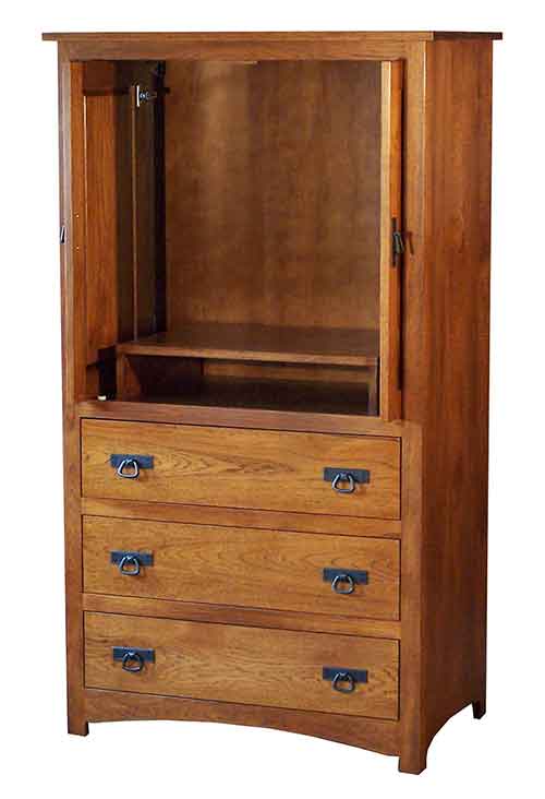 Amish Shaker 3 Drawer Armoire
