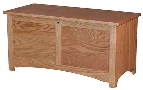 Amish Shaker Blanket Chest - Click Image to Close