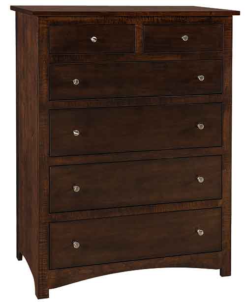 Amish Shaker 6 Drawer Chest - Click Image to Close