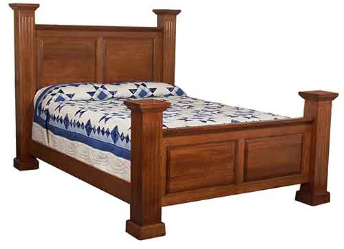 Amish Six Inch Post Bed