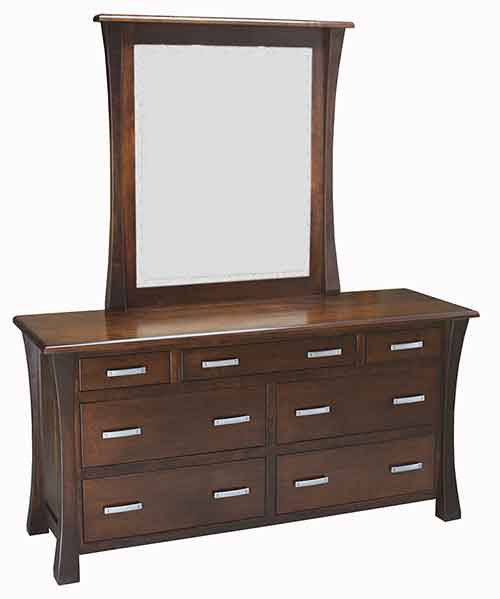 Amish Vandalia 7 Drawer Dresser