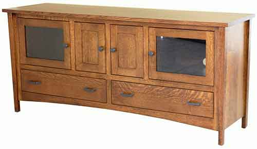 Amish Arts & Crafts 72" Plasma Cabinet