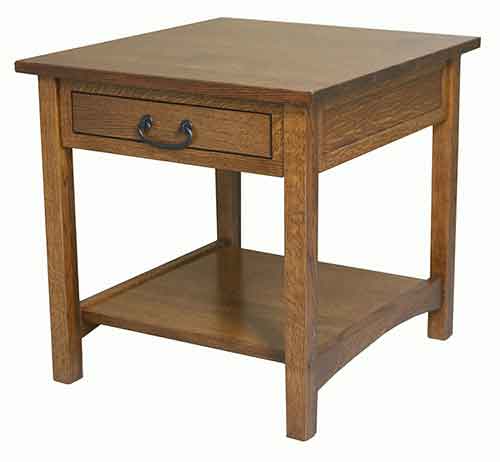 Amish Granny Mission Open End Table